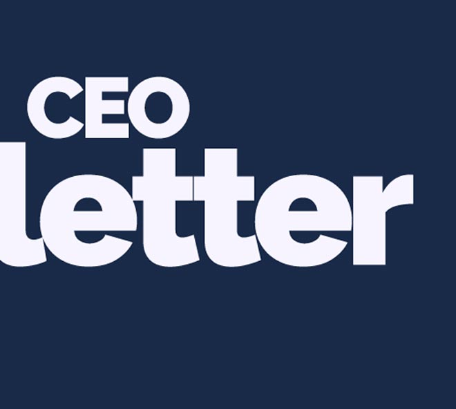 Letter from the CEO